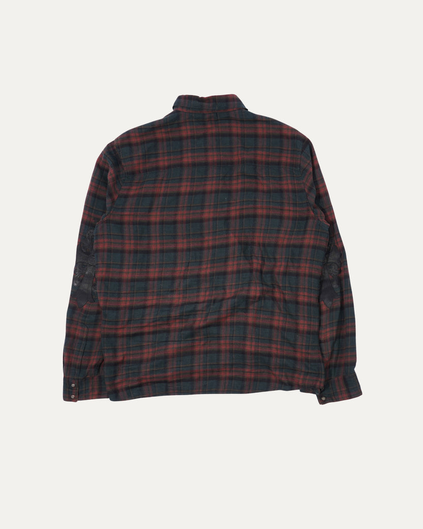 Cross Patch Flannel Shirt