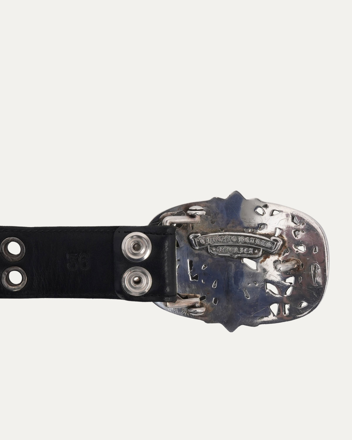 Cemetery Cross Double Grommet Belt