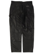 Leather Fleur Knee Pants
