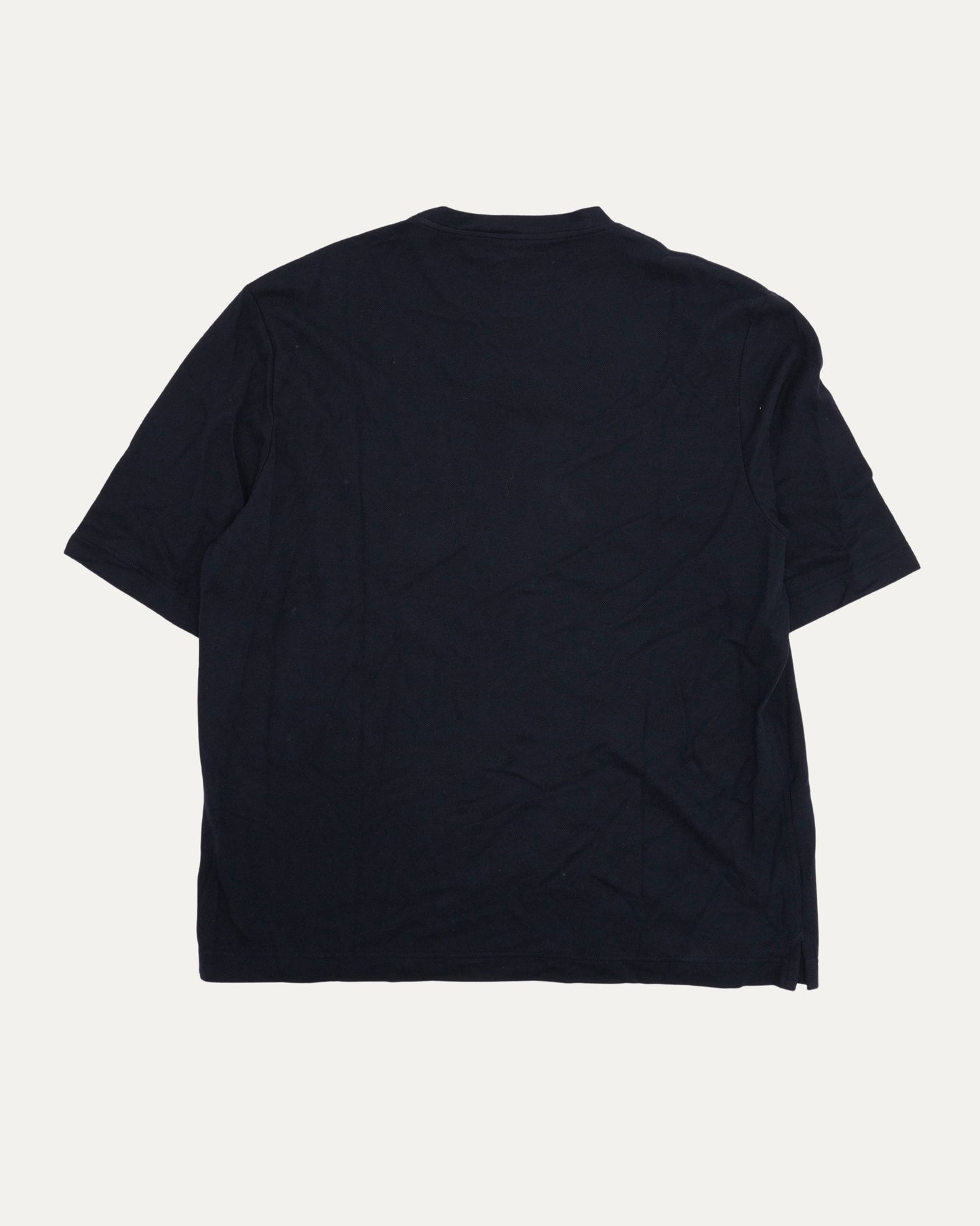Leather Applique Pocket T-Shirt