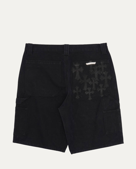 Cross Patch Double Knee Shorts