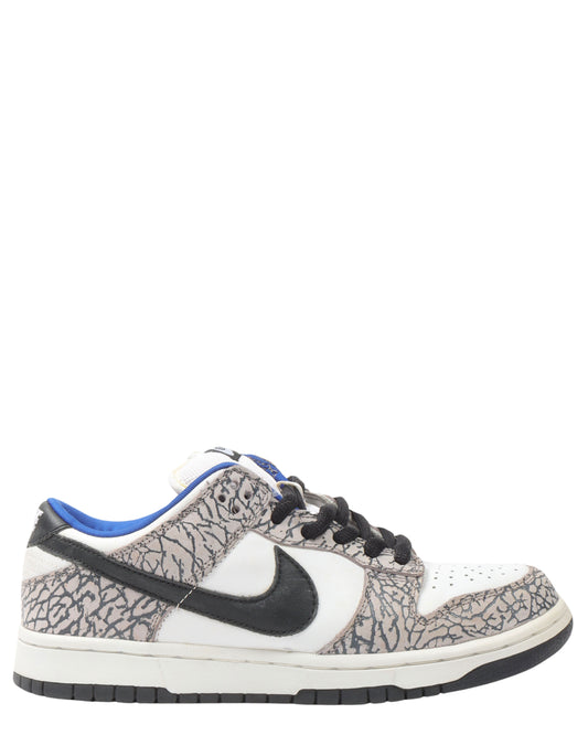 SB Dunk Low 'Supreme White Cement'