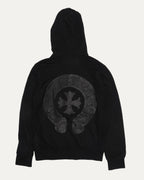 Horseshoe Patch Zip Up Hoodie