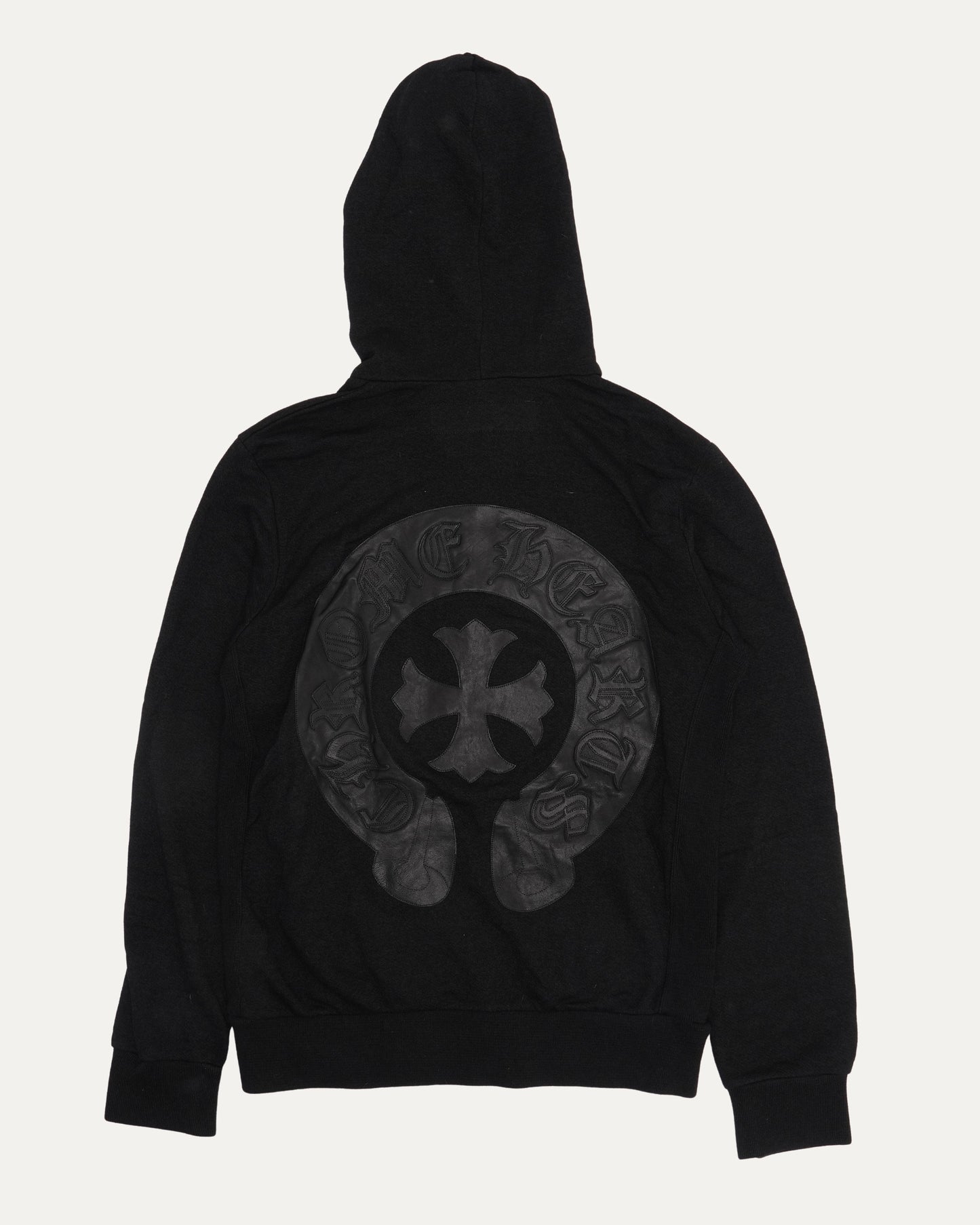Horseshoe Patch Zip Up Hoodie
