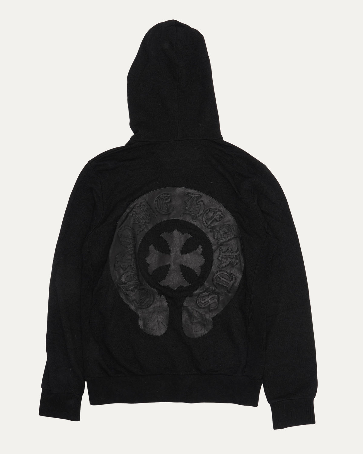 Horseshoe Patch Zip Up Hoodie