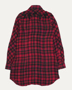 Cross Patch Flannel Dress