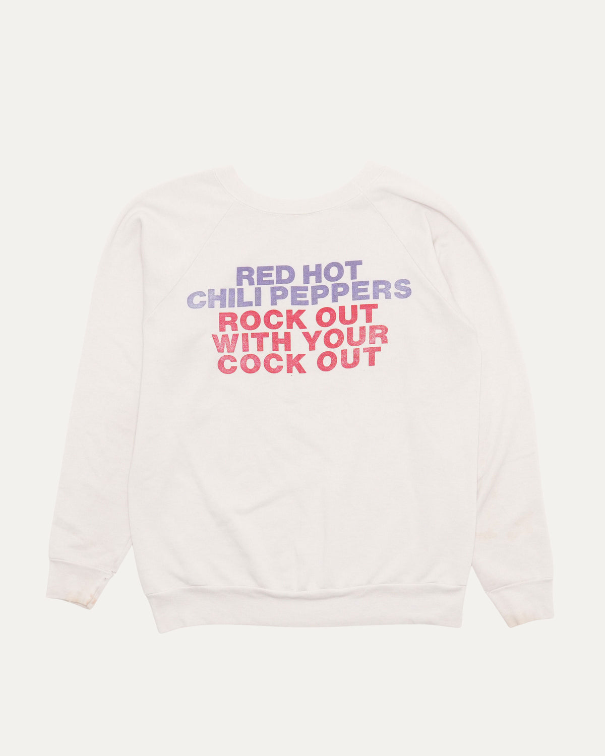 Red Hot Chili Peppers Funky Rumpus Tour 1988 Crewneck Sweatshirt