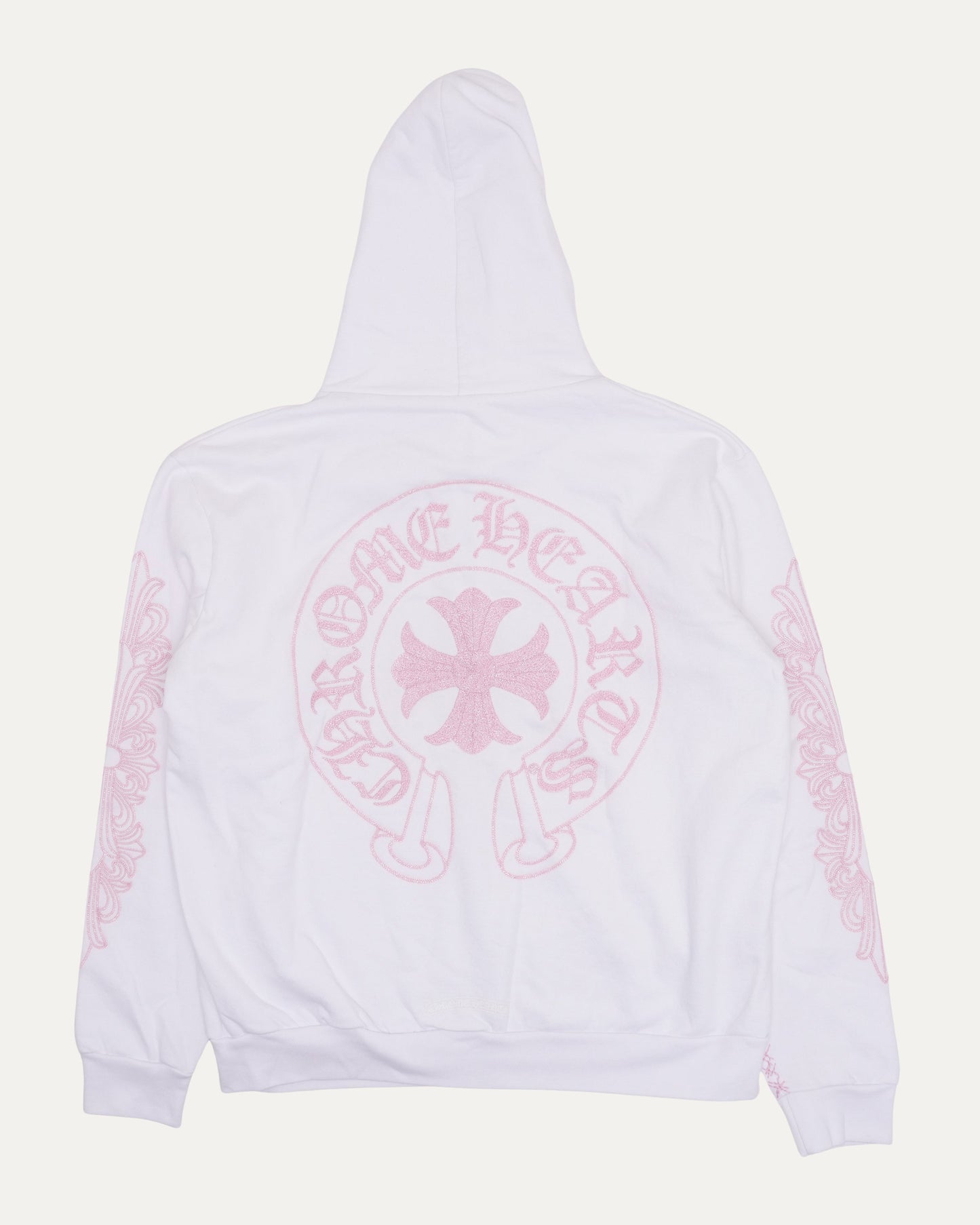Beaded Horseshoe Logo Zip Hoodie