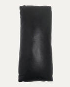 Cross Patch Leather Pillow