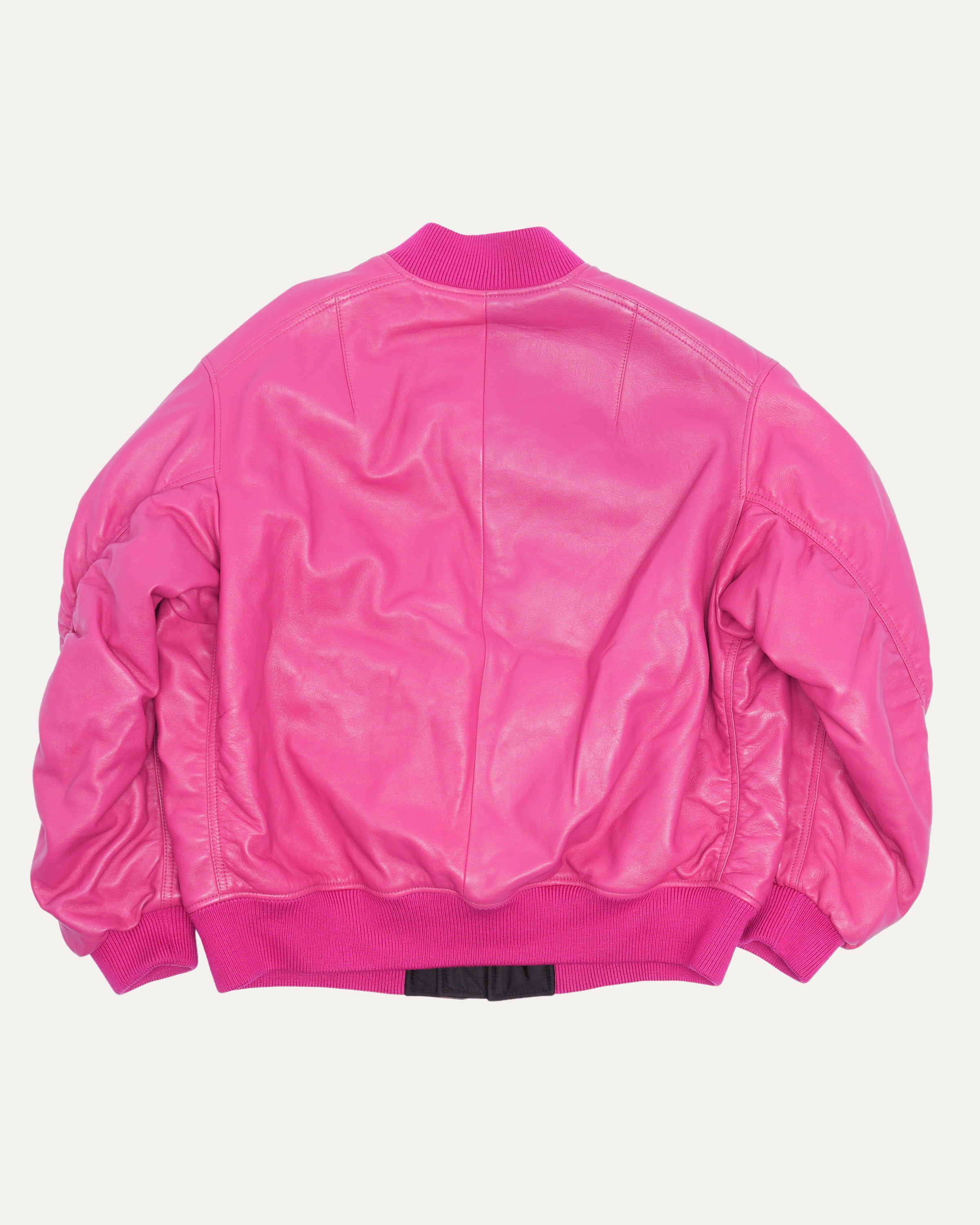 Leather Bomber Jacket