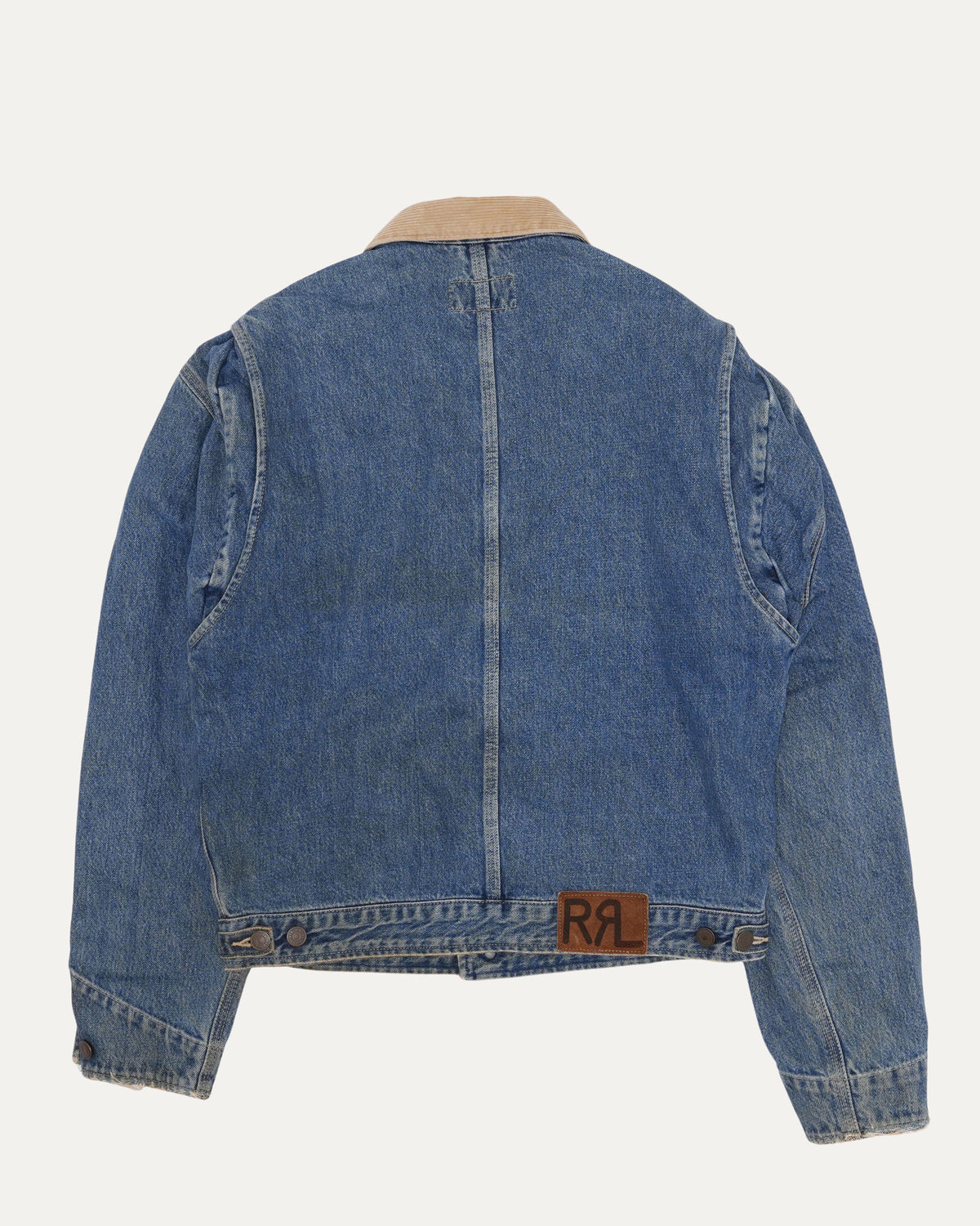 Corduroy Collar Denim Trucker Jacket