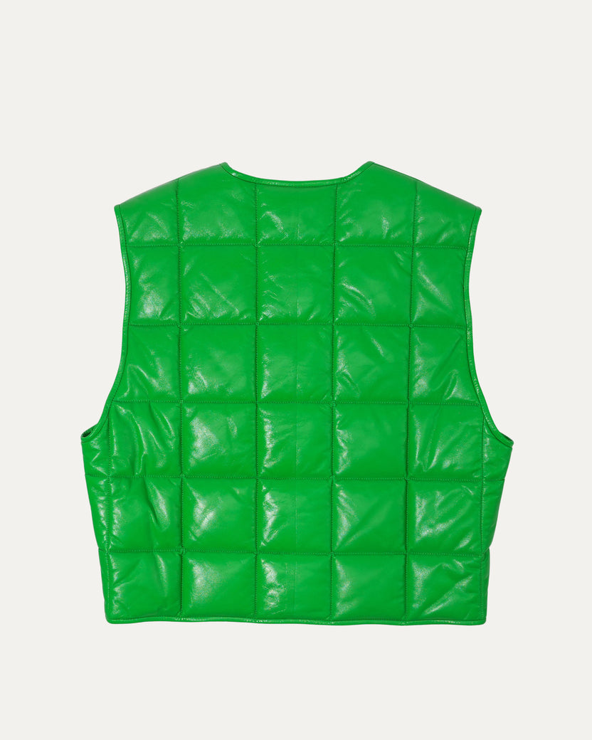 Quilted Leather Vest