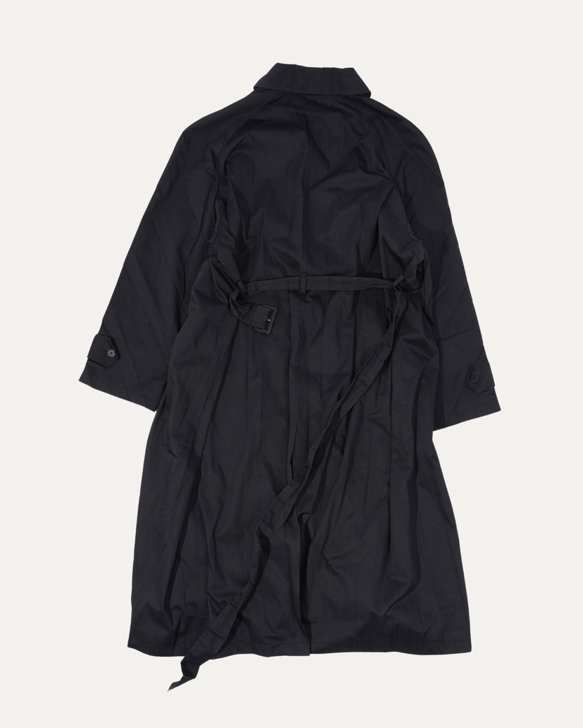 Pleated Trench Coat