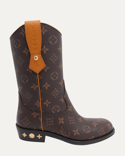 Monogram Cowboy Boots