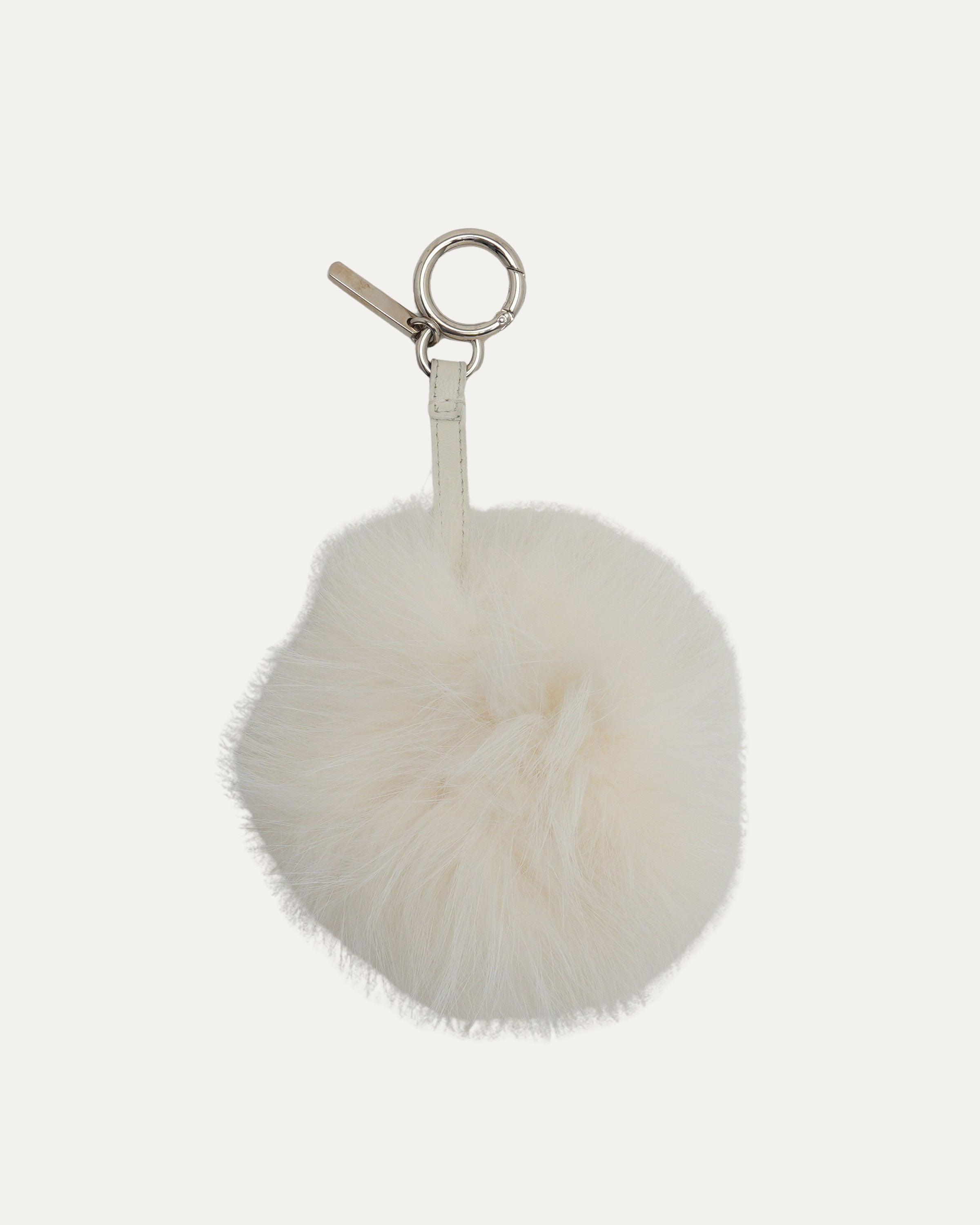 Letter 'J' Fur Bag Charm