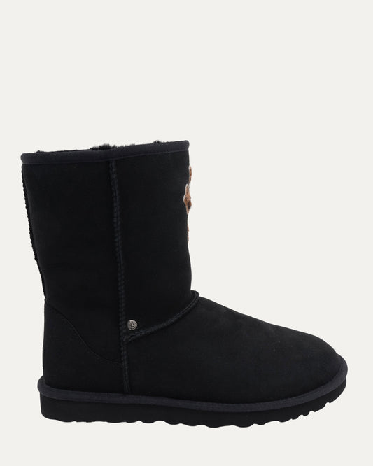 Cross Patch Embellished Ugg Boots