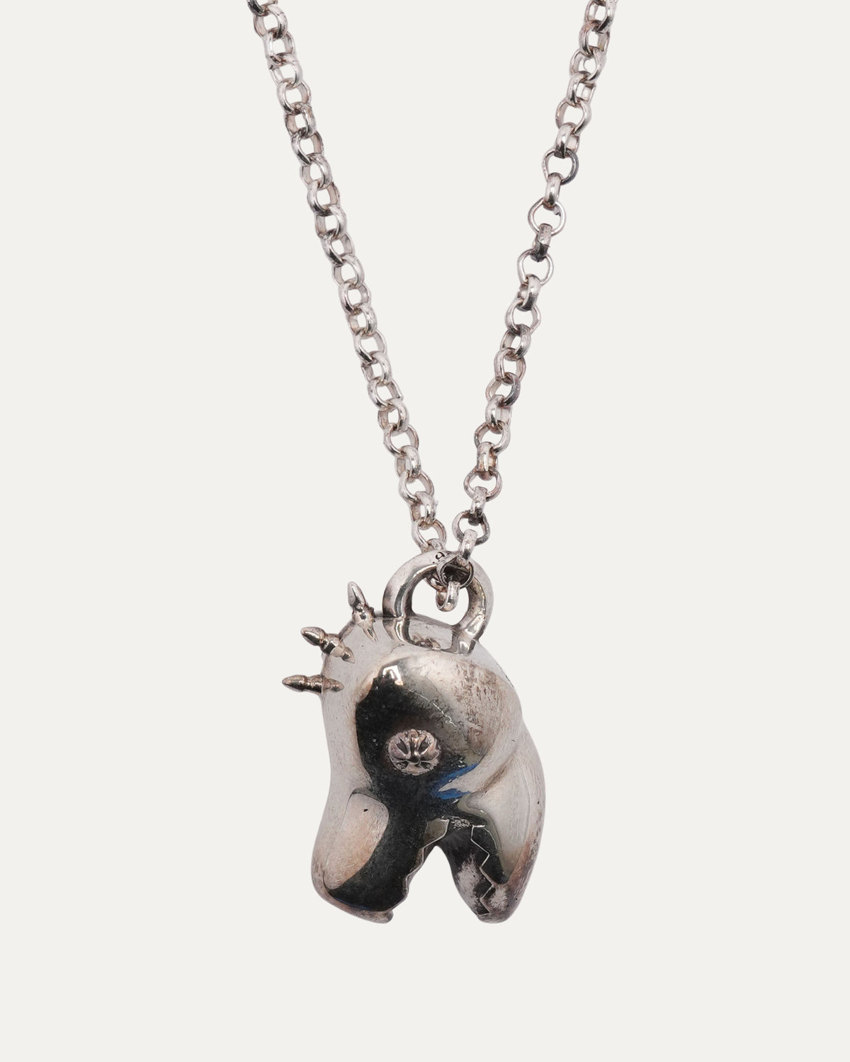 Dinosaur Pendant on Roll Chain