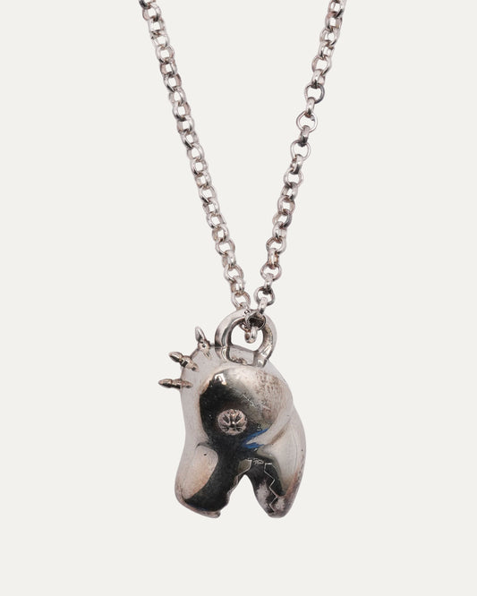 Dinosaur Pendant on Roll Chain