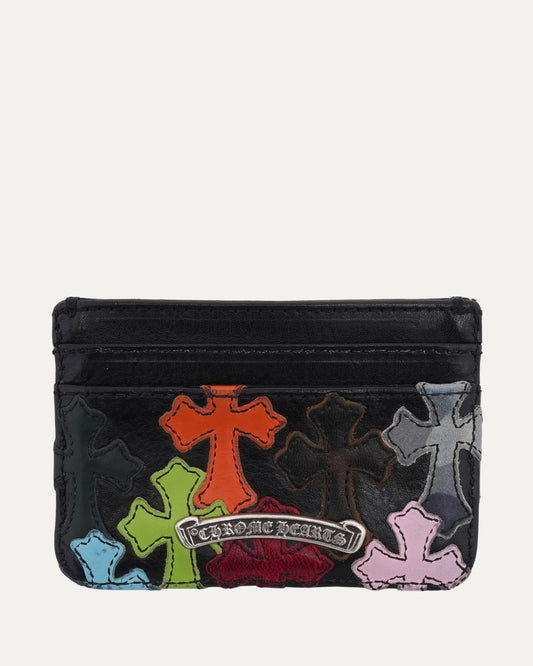 Multicolor Cross Patch Cardholder