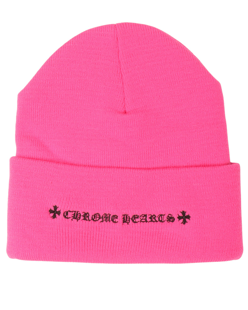 Embroidered Cemetery Cross Beanie