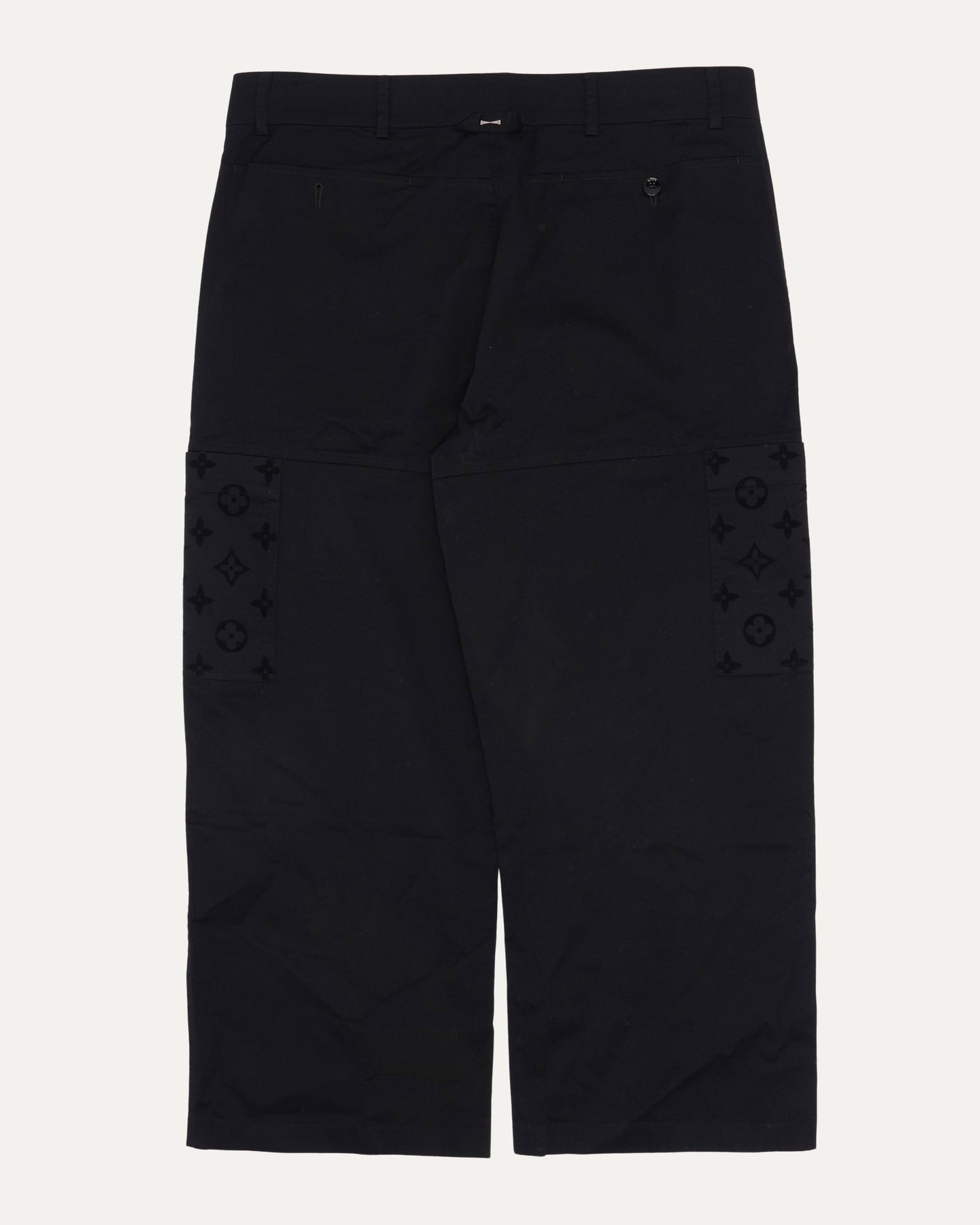 Flocked Cargo Pants