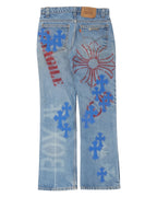 Levi's Stencil Cross Patch Jeans