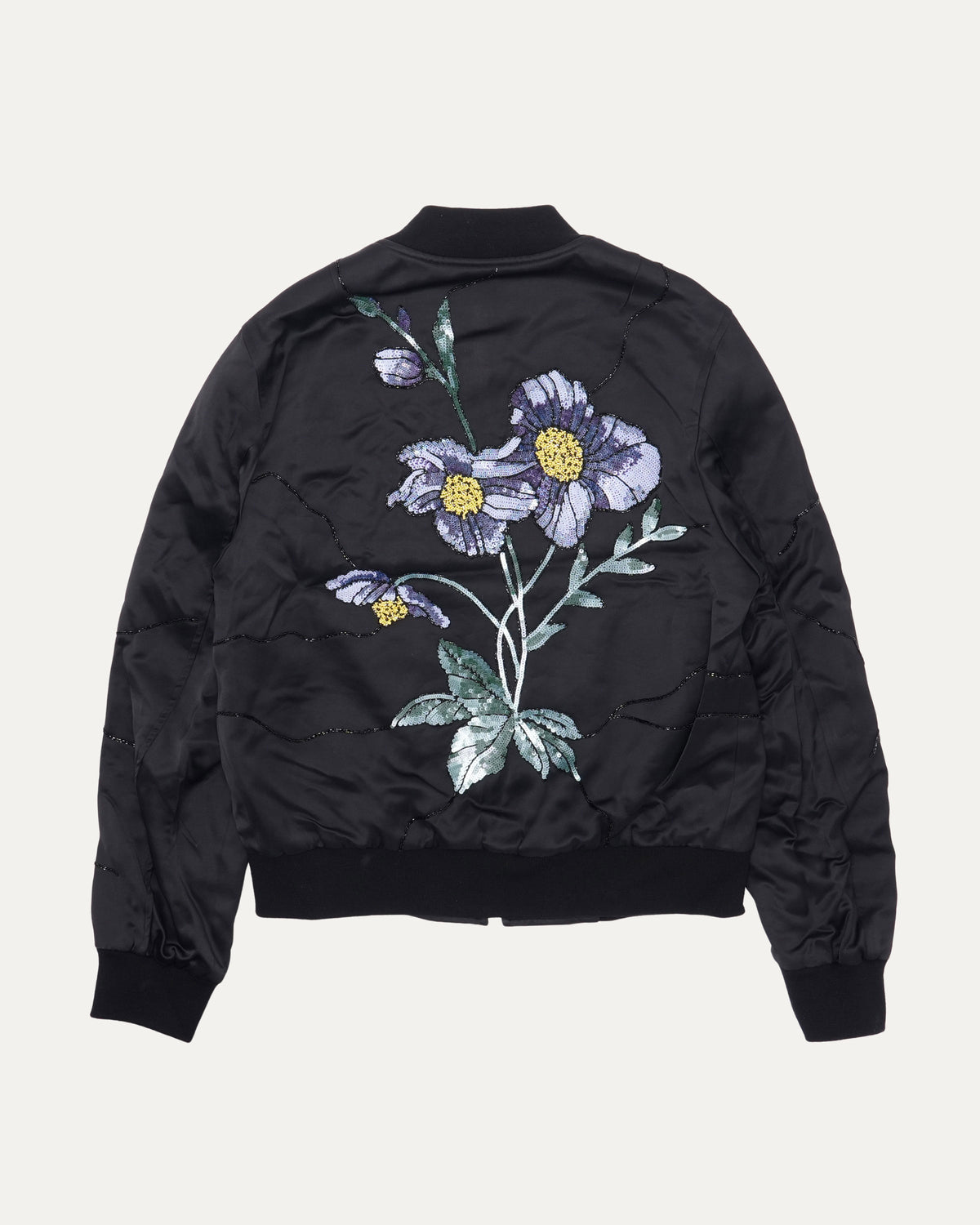 Sequin Bomber Jacket