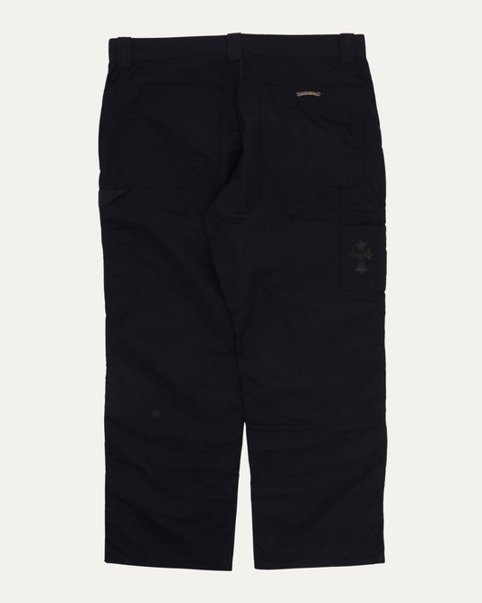 Nylon and Leather Double Knee Pants