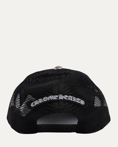 Camouflage Cemetery Cross Patch Trucker Hat