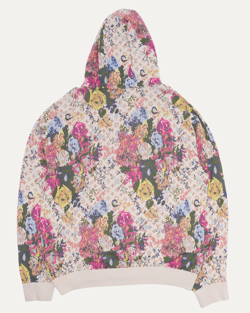 Floral Monogram Jacquard Hoodie