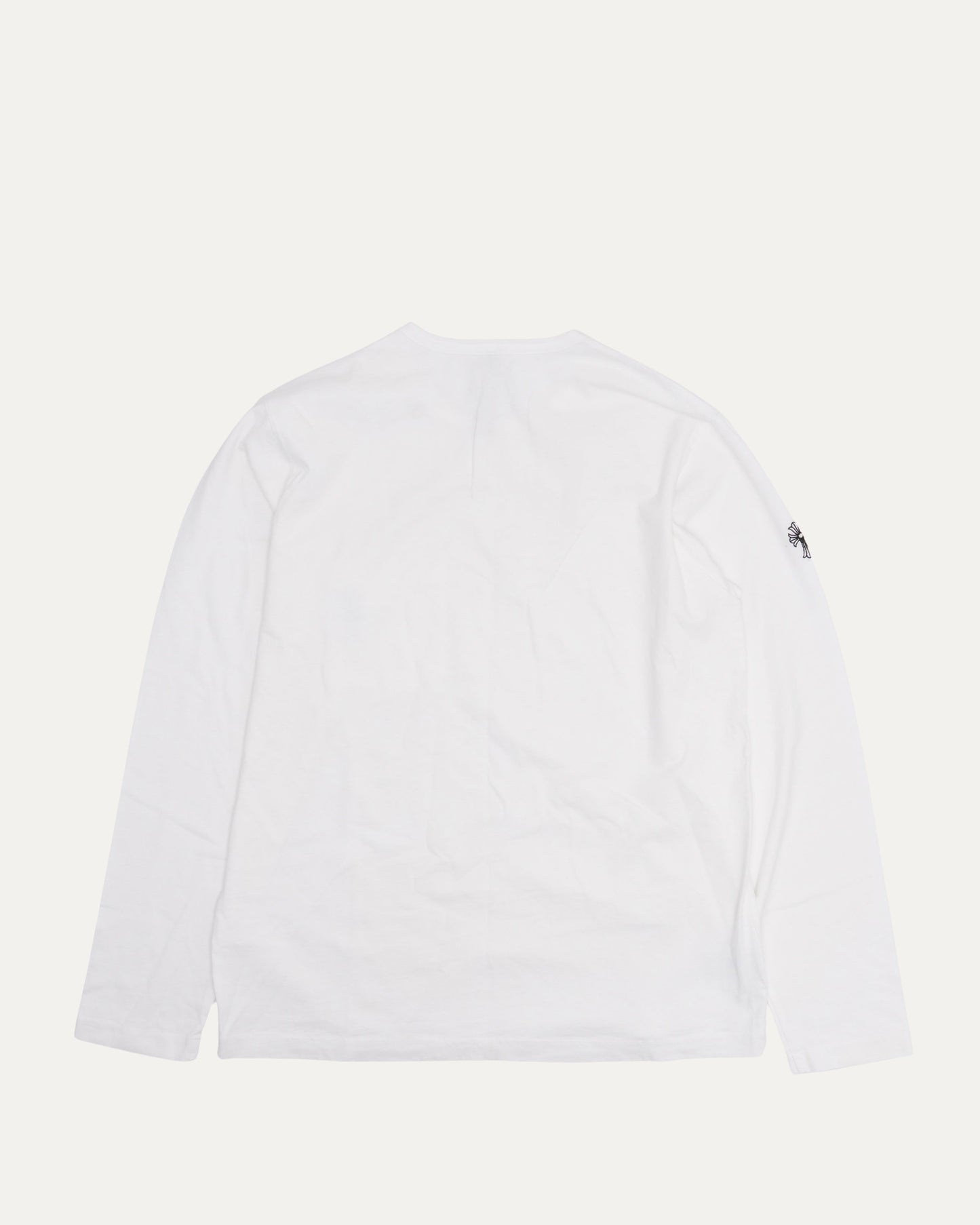 Embroidered Eye Chart Long Sleeve Pocket T-Shirt