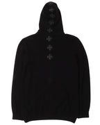 Cashmere Plus Cross Patch Zip Up Hoodie