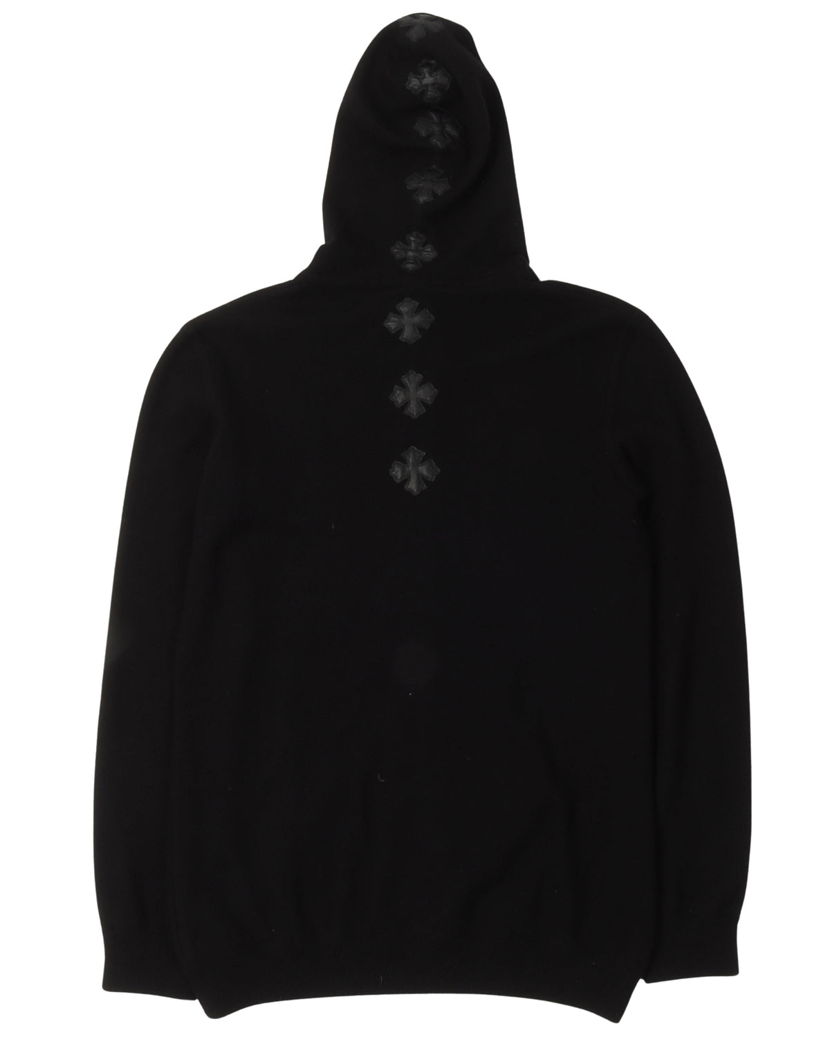 Cashmere Plus Cross Patch Zip Up Hoodie