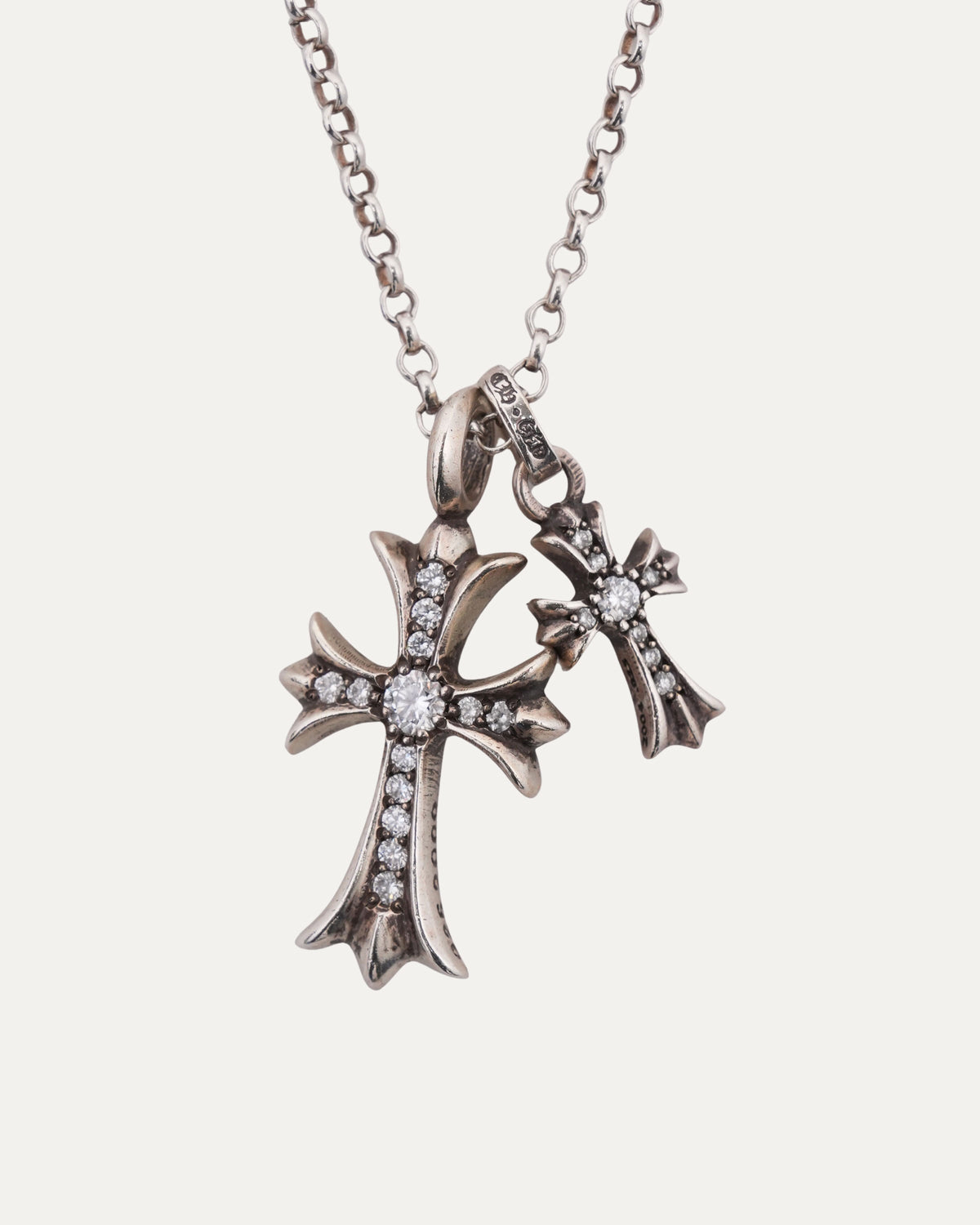 Diamond Tiny Fat and Diamond Baby Fat Necklace