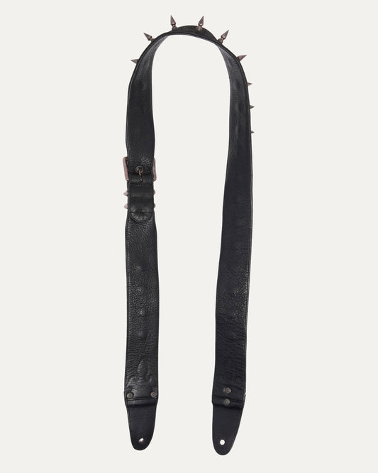 Leather Spike Guitar Strap