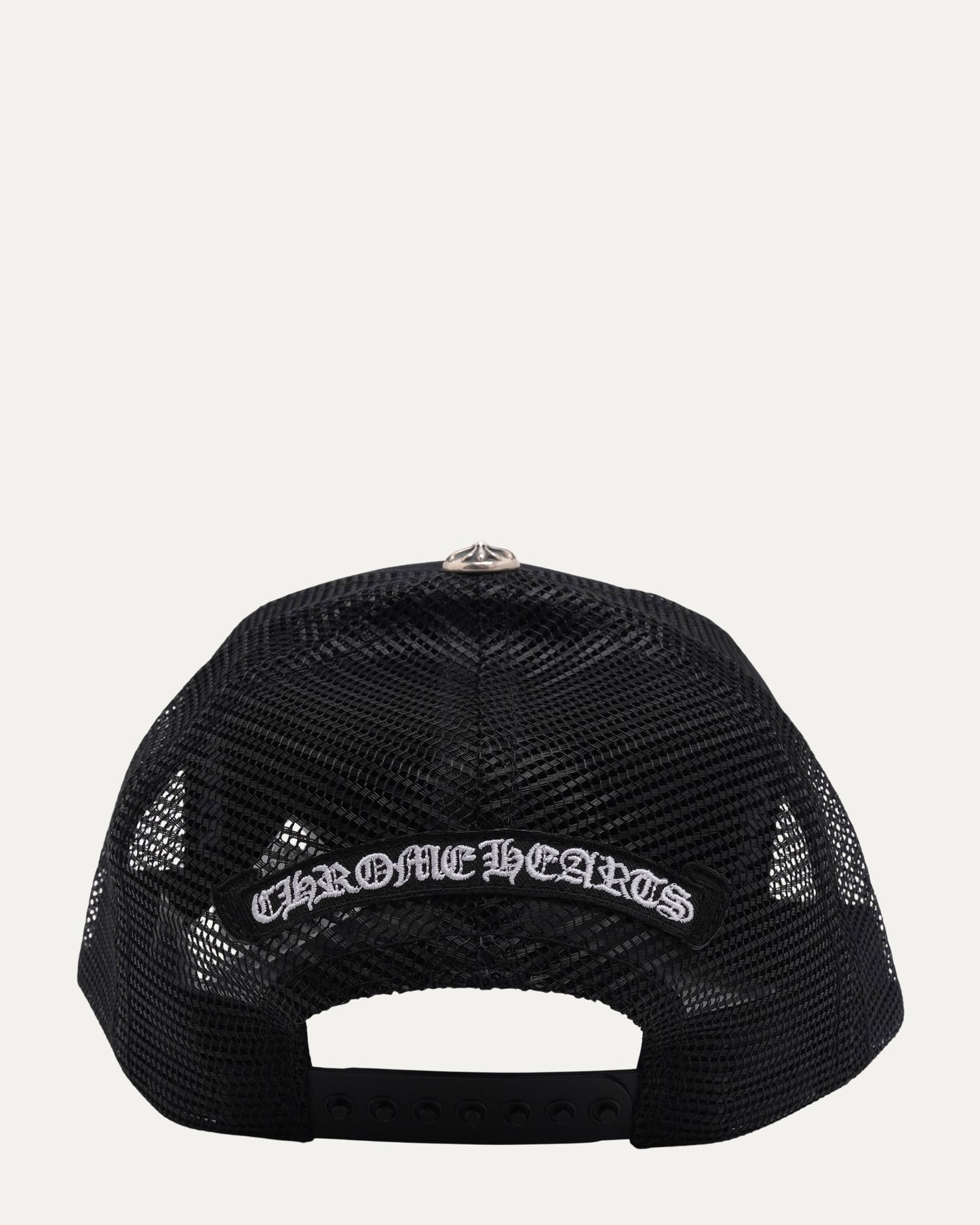 Pony Hair Cemetery Cross Patch Trucker Hat