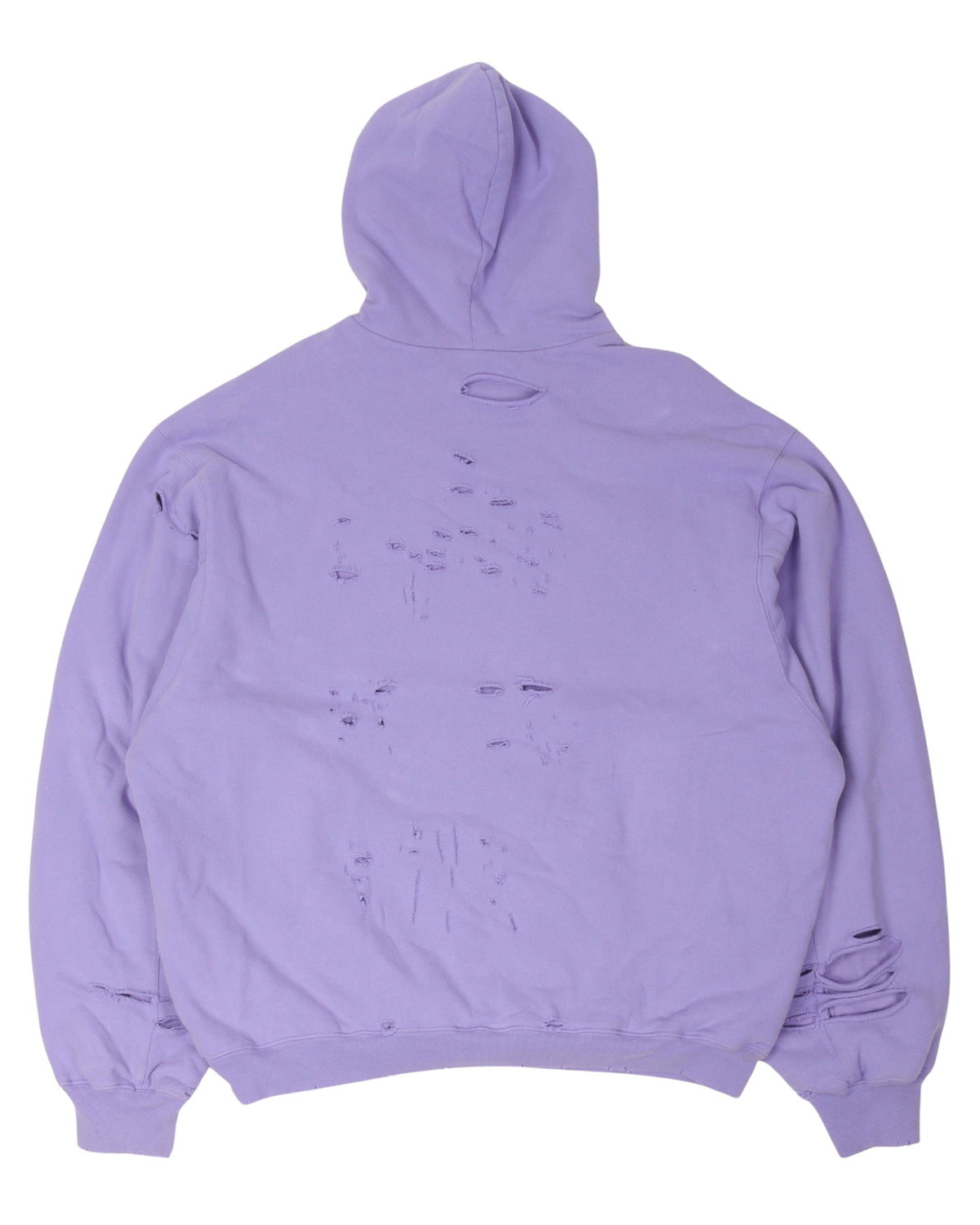 Oversized Distressed Hoodie