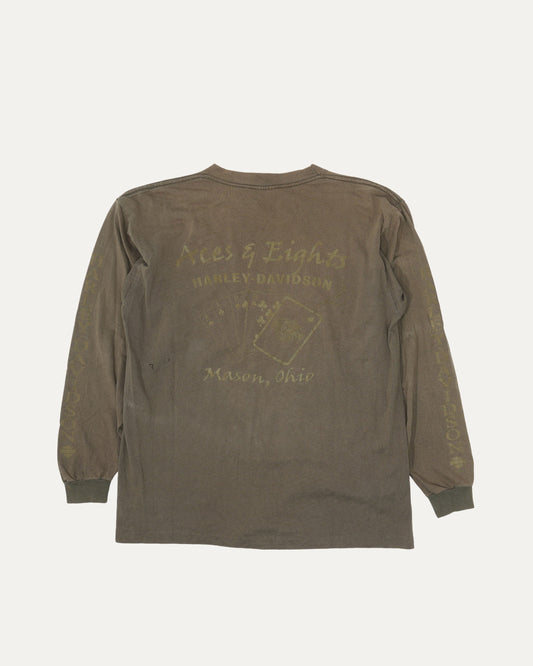 Harley Davidson Mason, Ohio Tonal Long Sleeve T-Shirt
