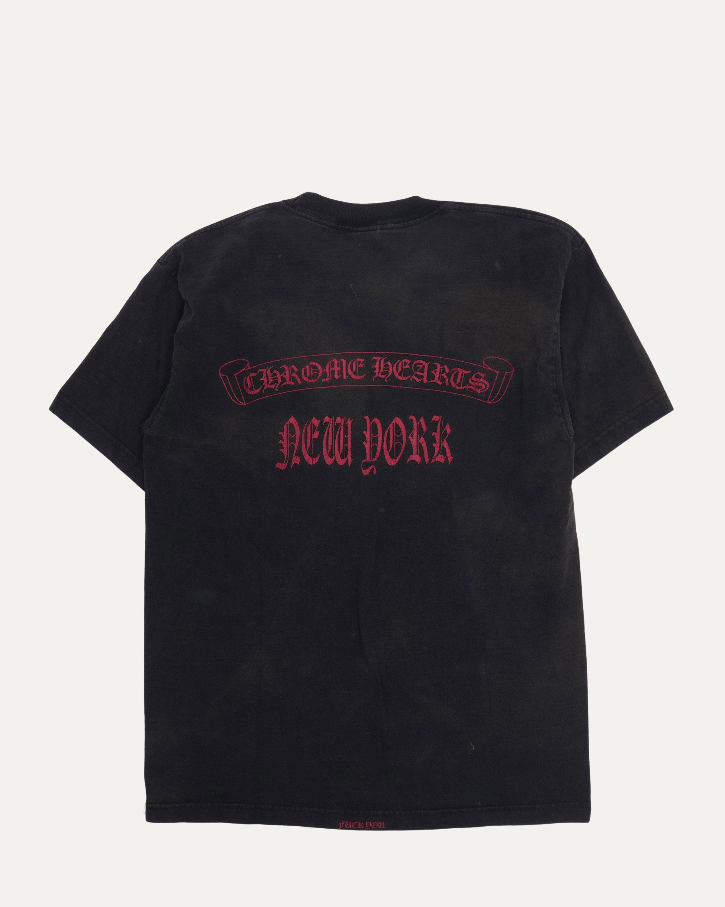 Chrome Hearts Vintage New York Scroll Logo T-Shirt – Justin Reed