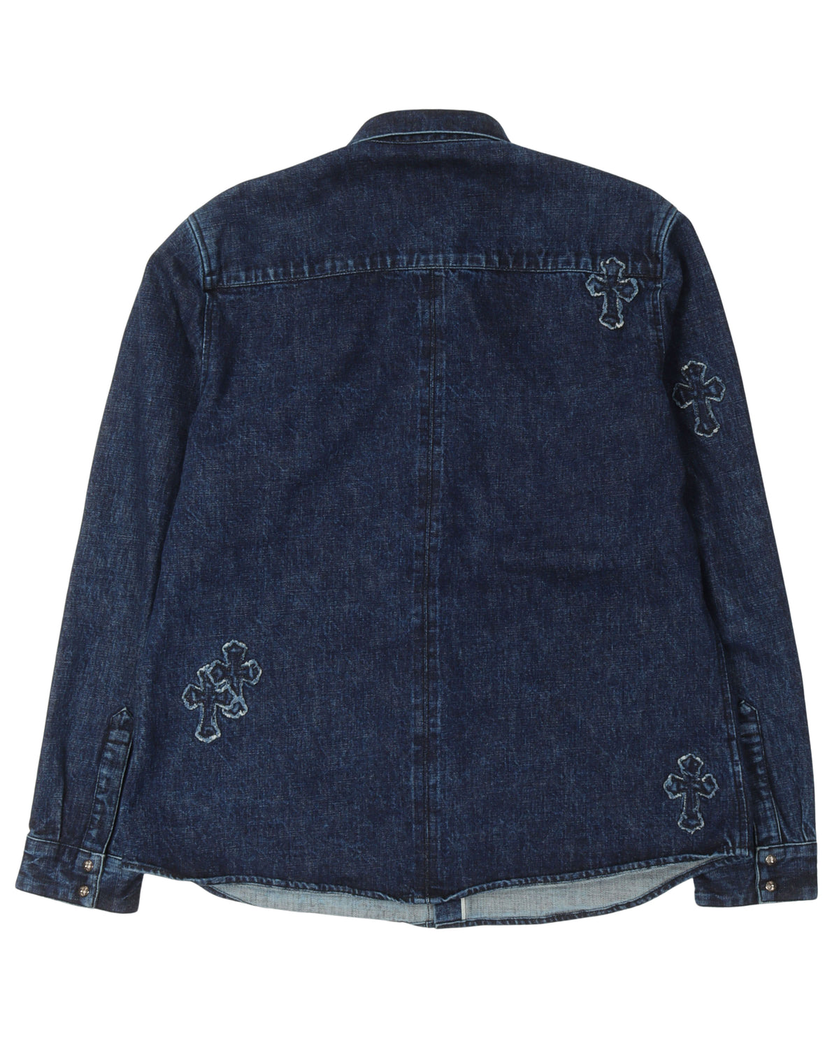 Cross Patch Denim Work Shirt