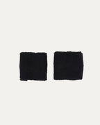 Patent Leather Cross Patch Sweatbands