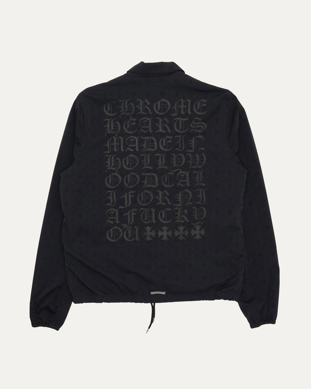 Eyechart Logo Monogram Coach Jacket