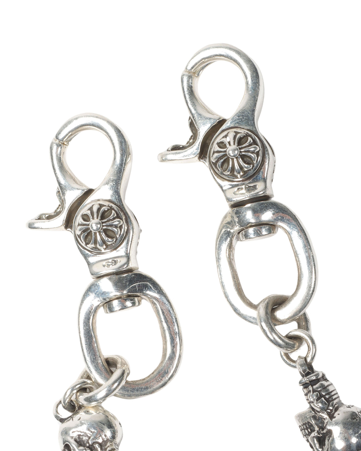 Delphino Foti Skull Wallet Chain
