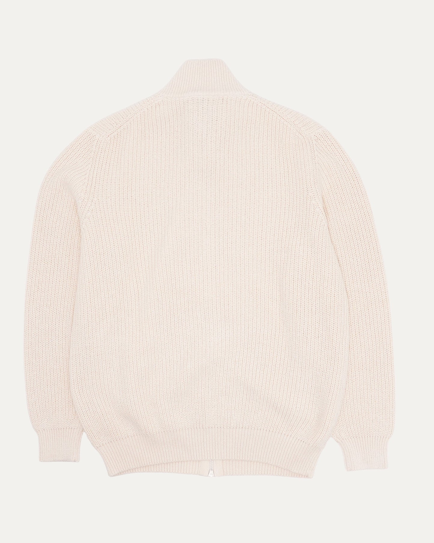 Ribbed Zip Up Sweater