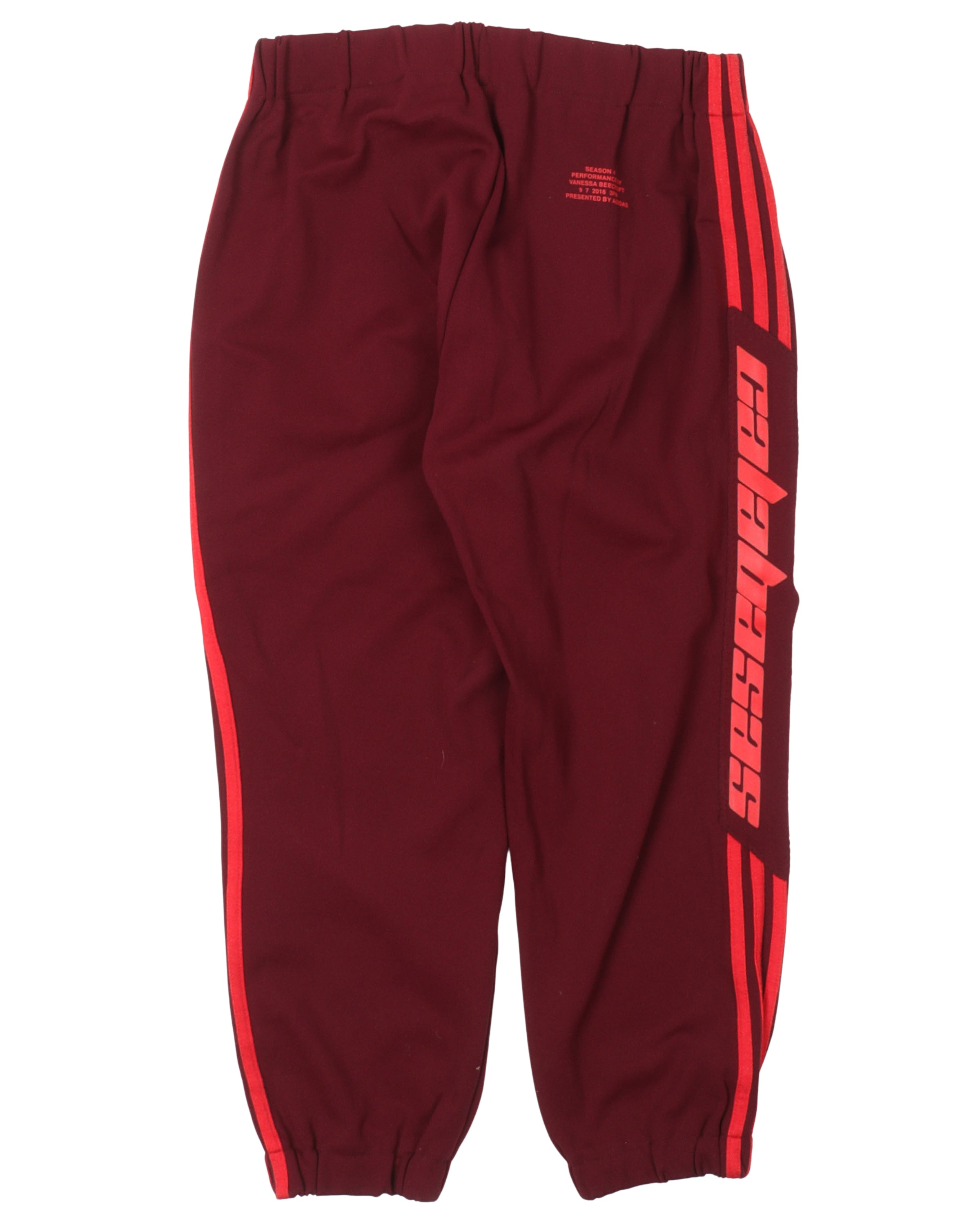 Yeezy Adidas Calabasas Striped Jogger Pants