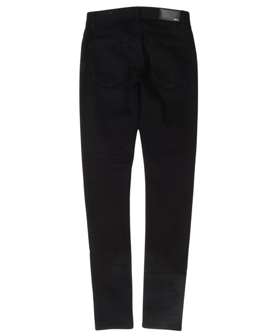 Lightly Distressed Denim Jeans