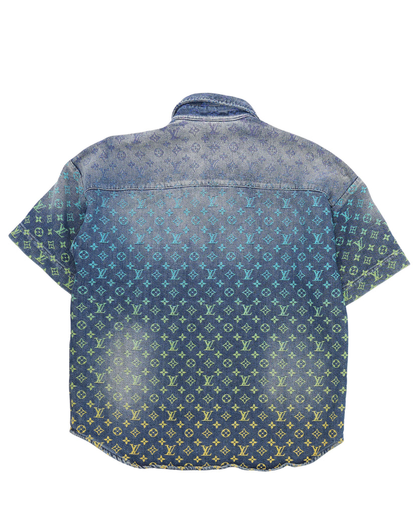 Gradient Monogram Denim Shirt