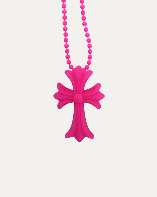Silichrome Cross Necklace