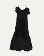 Silk Tonal Floral Print Dress