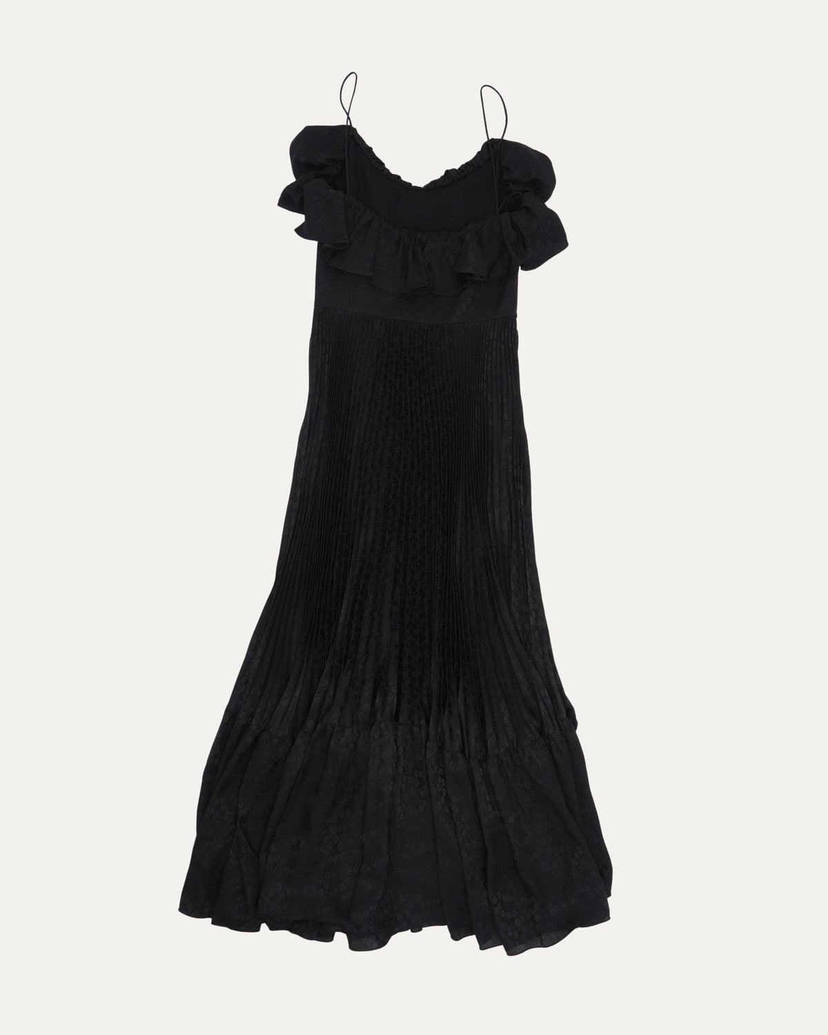 Silk Tonal Floral Print Dress